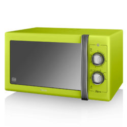 Swan Retro 900w Manual Microwave - Lime